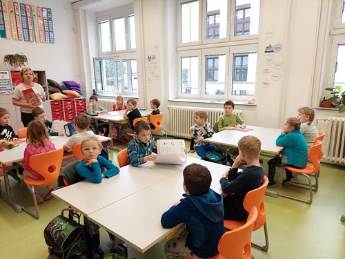 Předškoláci v 1.třídě