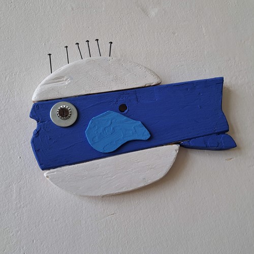 Dřevěné rybky na zeď