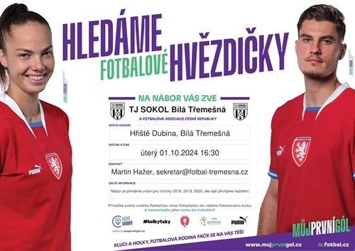 TJ SOKOL Bílá Třemešná - nábor mládežníků