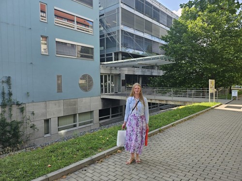 Verča Kulhánková ve finále soutěže Mladý zemědělec