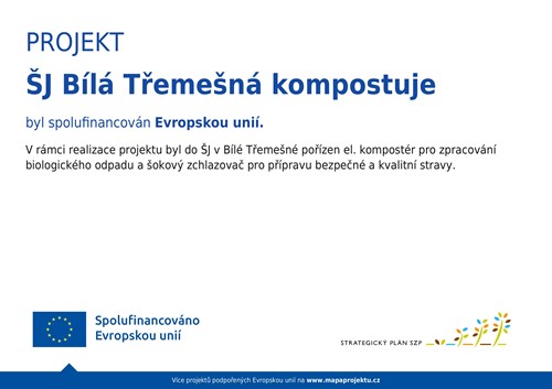Nový elektrický kompostér v ŠJ